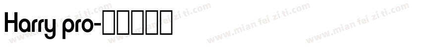 Harry pro字体转换